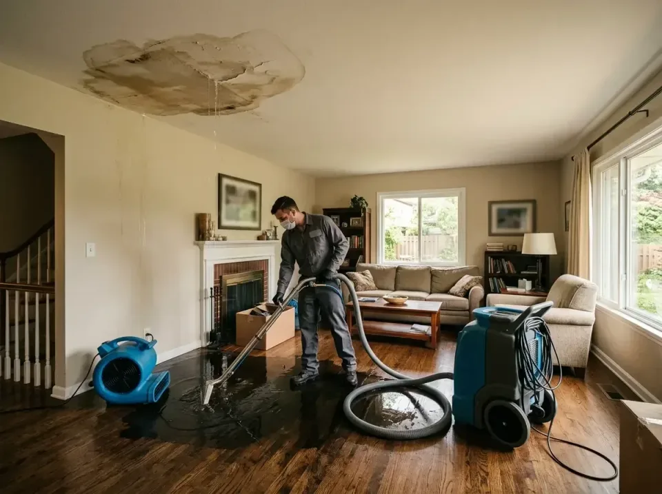 attic-pipe-burst-ceiling-drip-008 — frequently asked questions, Water Damage Restoration & Carpet Care in Greenville, PA
